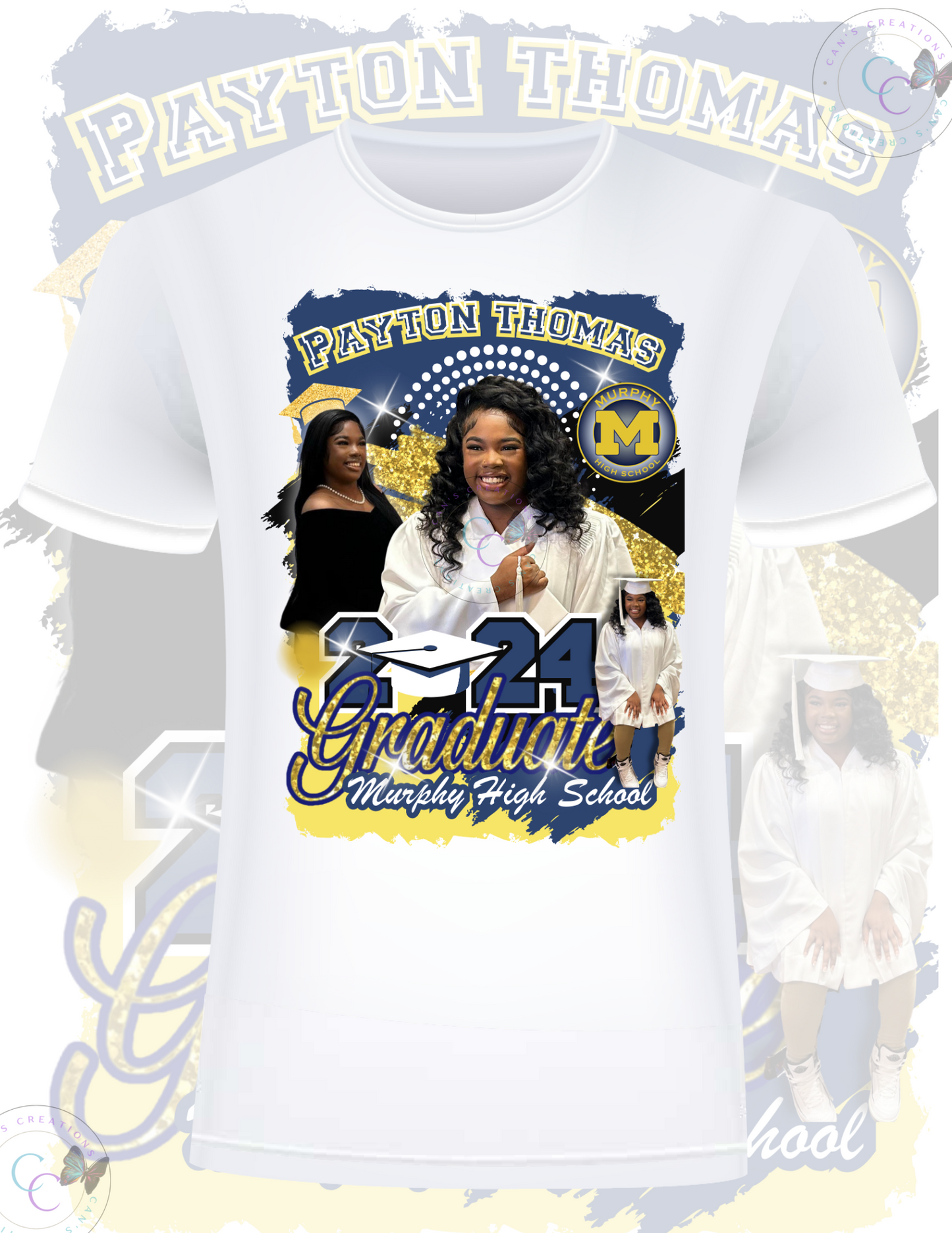 Center Front Design Tshirt
