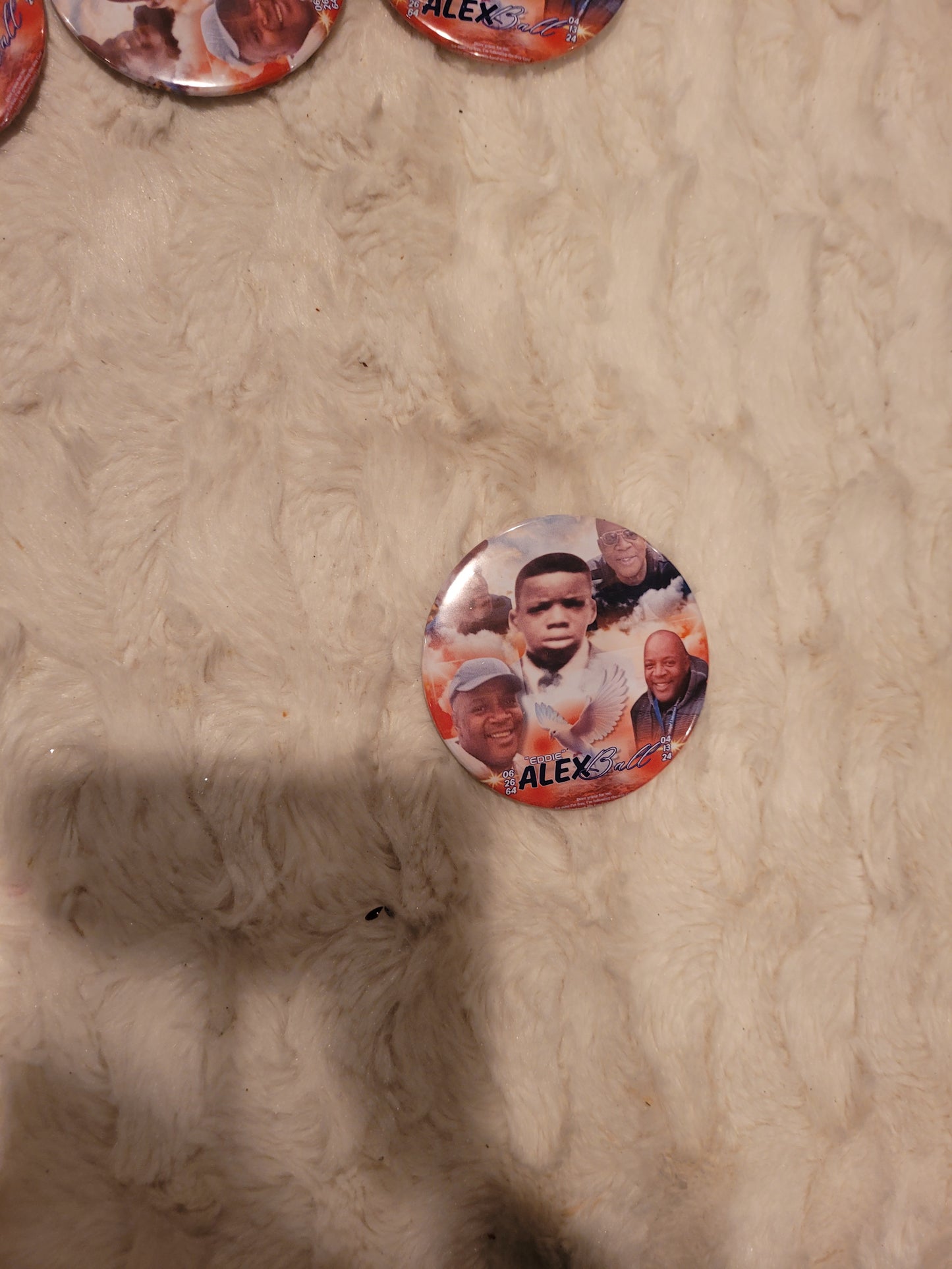 Custom Memorial Buttons