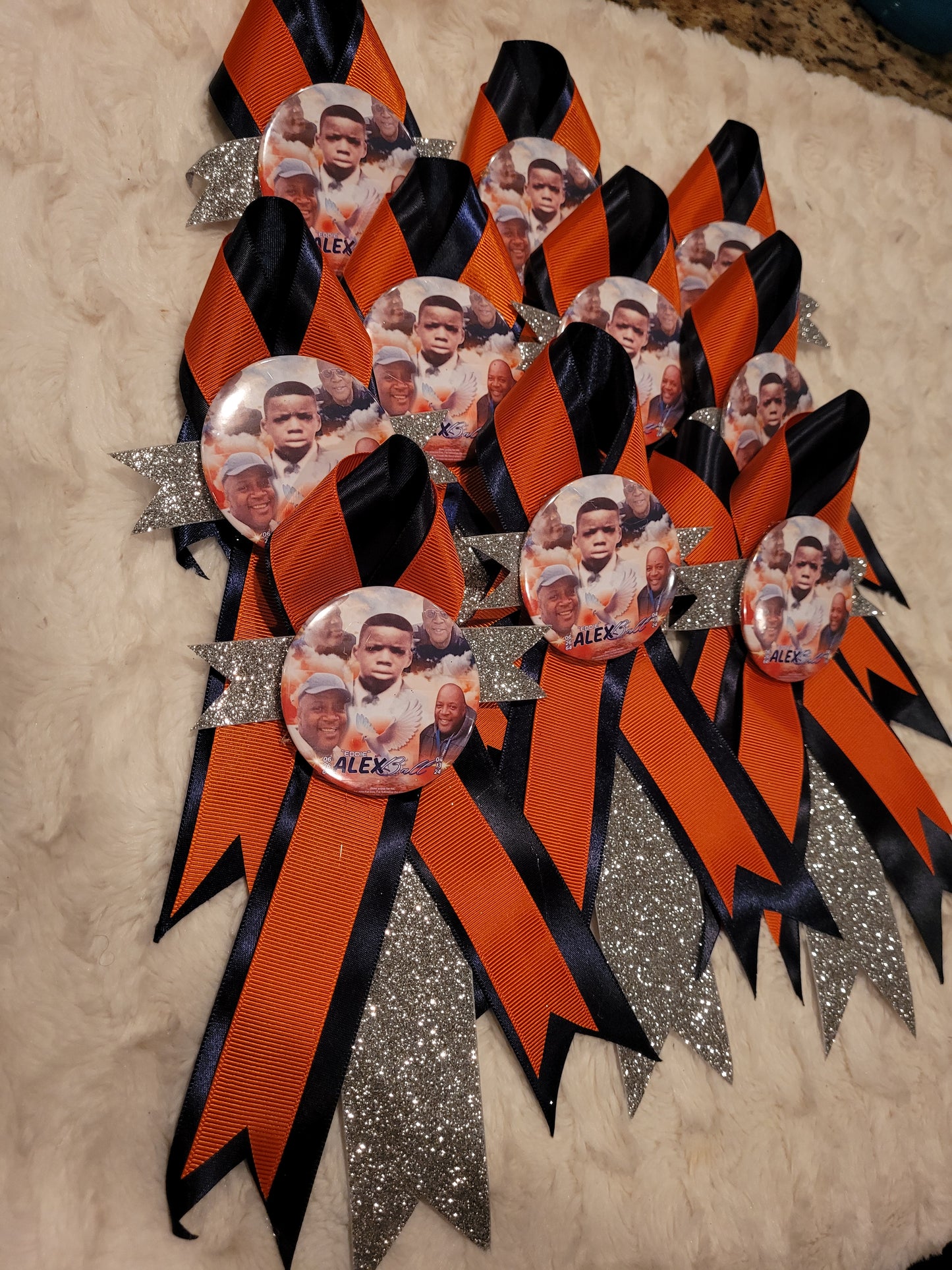 Custom Memorial Buttons