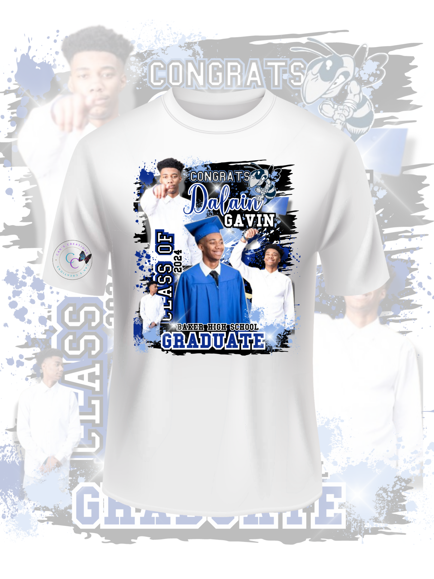 Center Front Design Tshirt