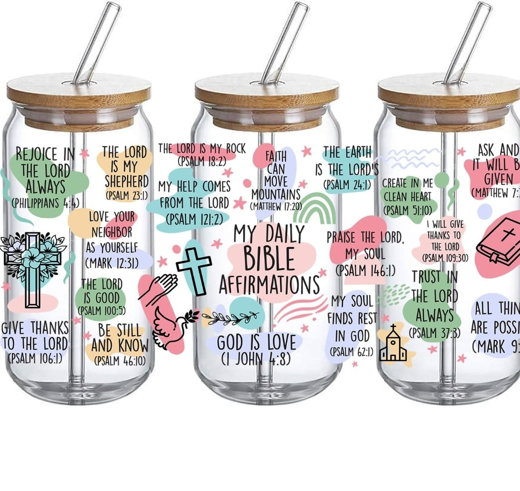 Bible Affirmations Tumbler