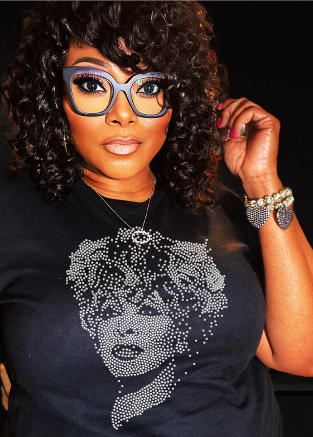 Rhinestone Tshirt