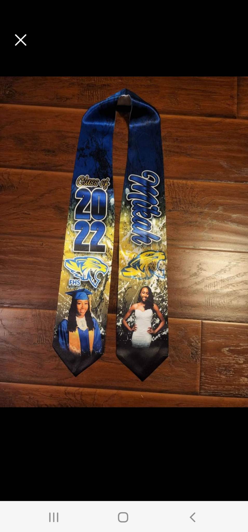 Custom Graduation Stole